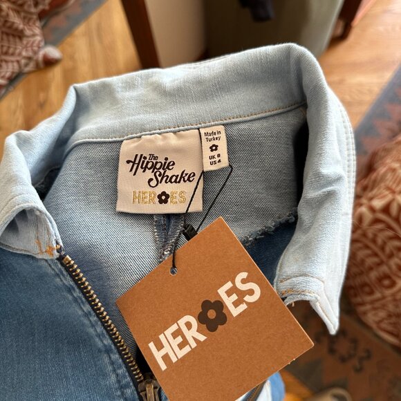 NWT The Hippie Shake Ramble On Zip Up Jumpsuit - Picture 3 of 7